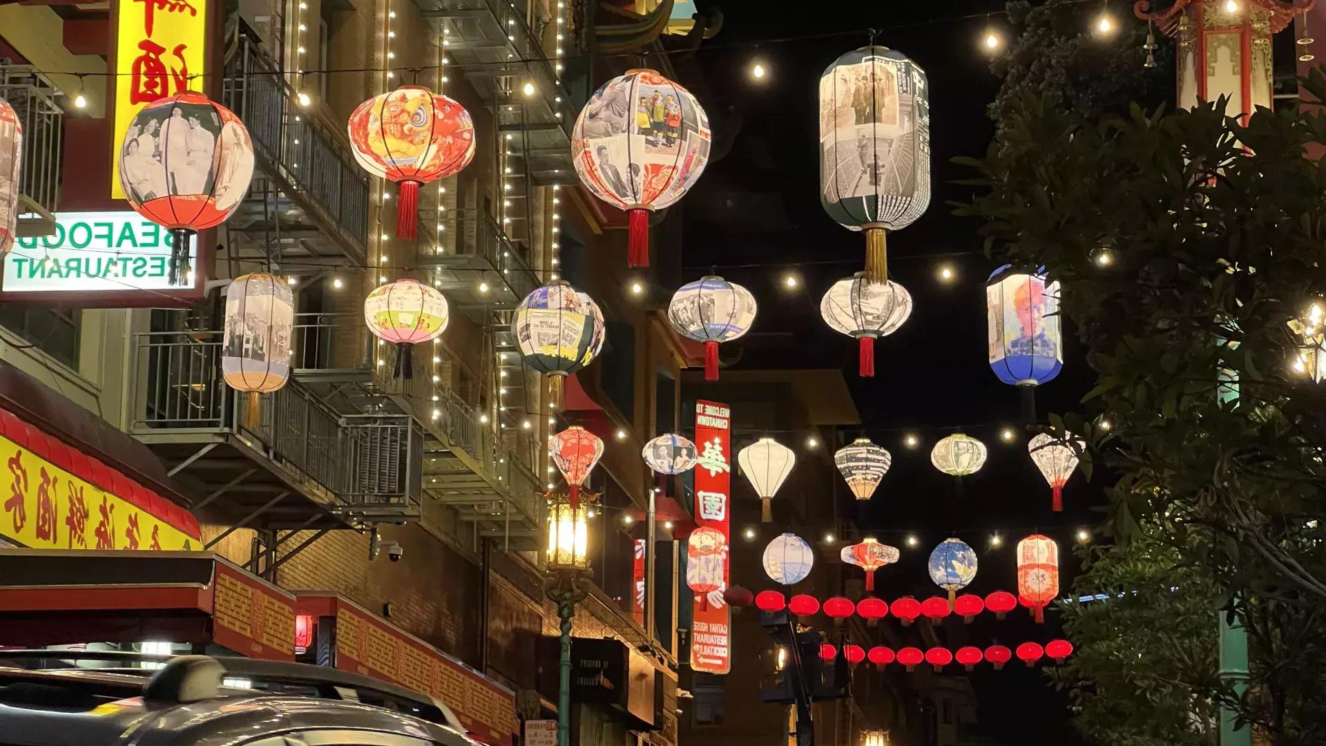 Lanternes du quartier chinois